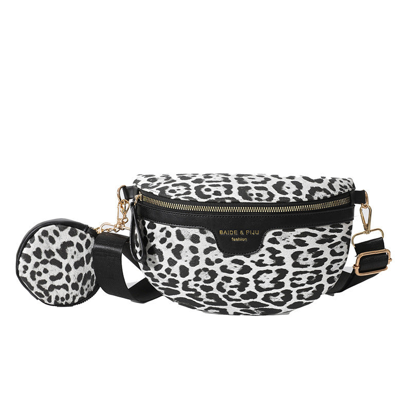 Laxswe Leopard Shoulder Bag