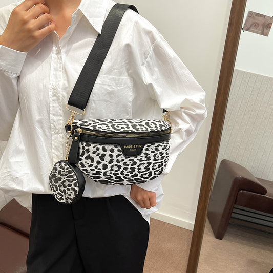 Laxswe Leopard Shoulder Bag