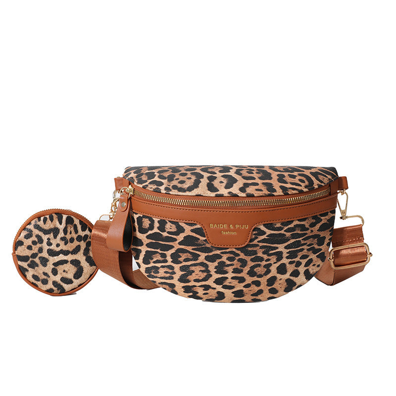 Laxswe Leopard Shoulder Bag