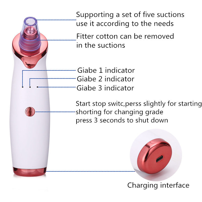 Laxswe GlowPro Blackhead Suction Device